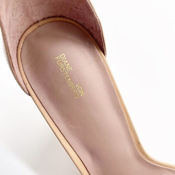 DIANE VON FURSTENBERG Chainlink Leather Sandals - Picture 9 of 9